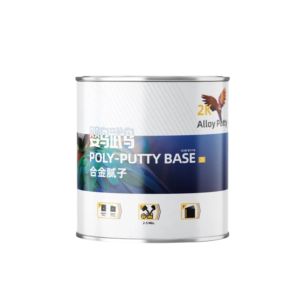 automotive 2K body filler packaging for automotive repair and refinishing applications